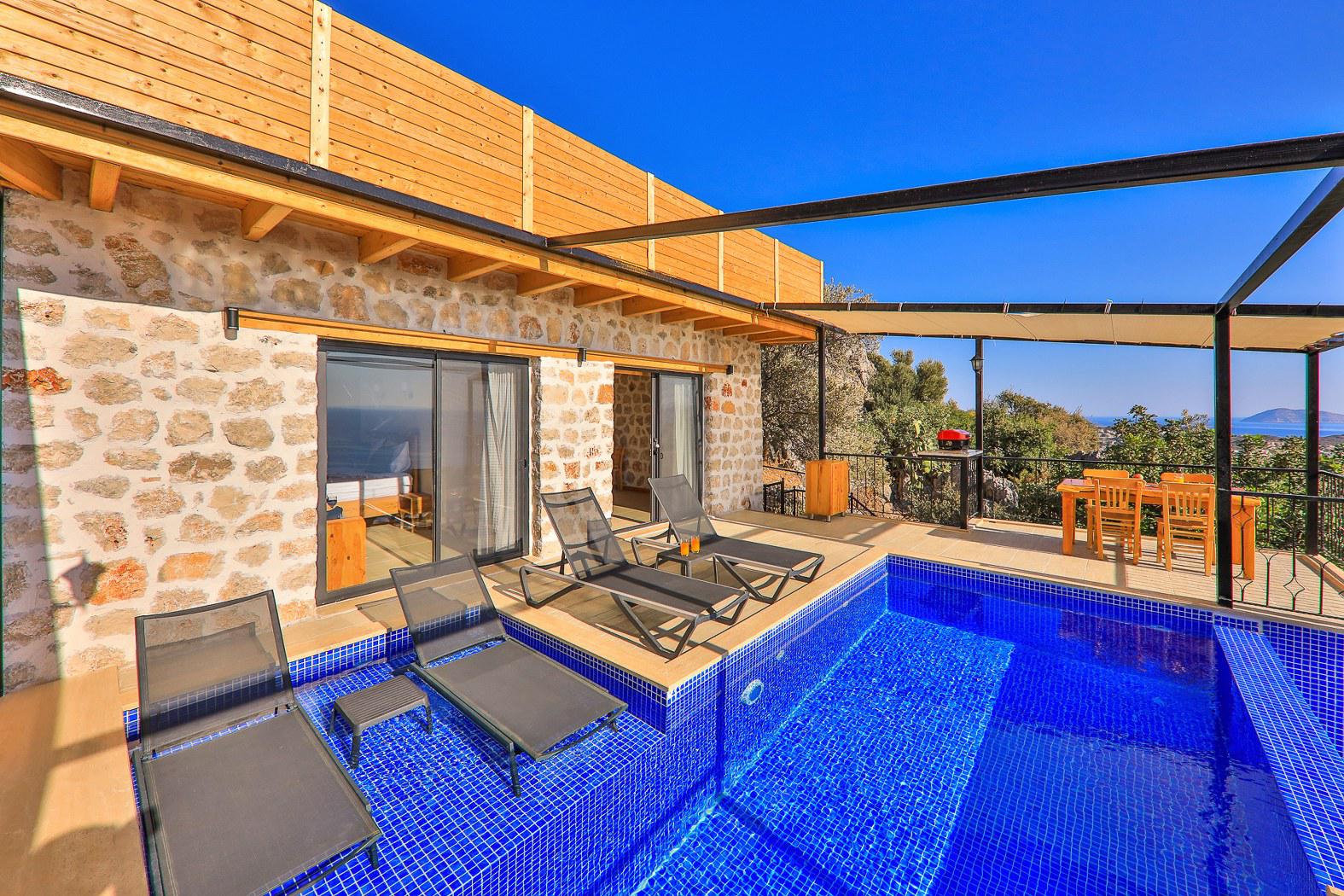 Villa Abosa - Plaja Yakın, 3 Kişilik Kiralık Villa