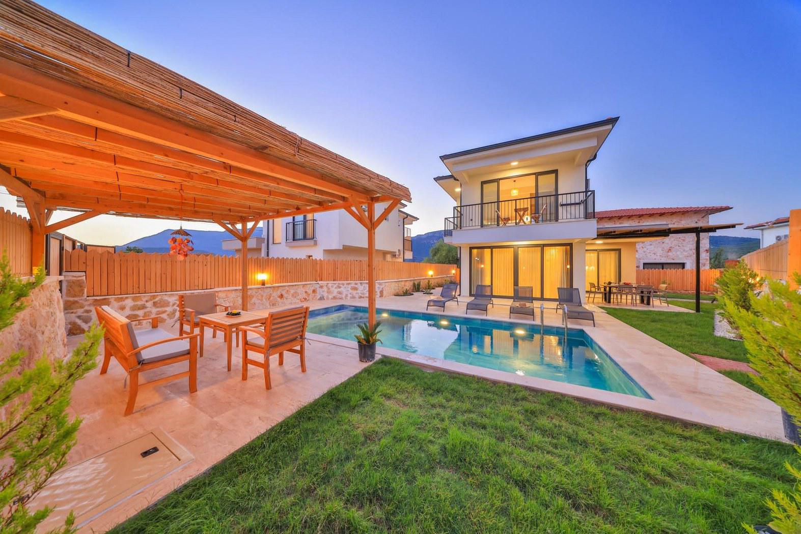 Villa Aluna Olive - 4 Kişilik Kaş Çukurbağ Köyünde