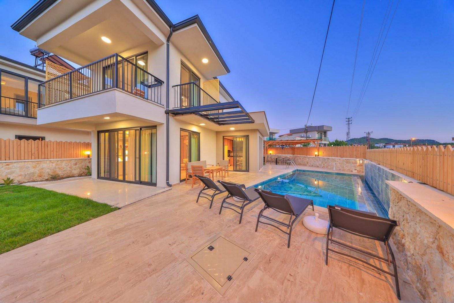 Villa Aluna Terra - 4 Kişilik Kaş Çukurbağ Köyünde