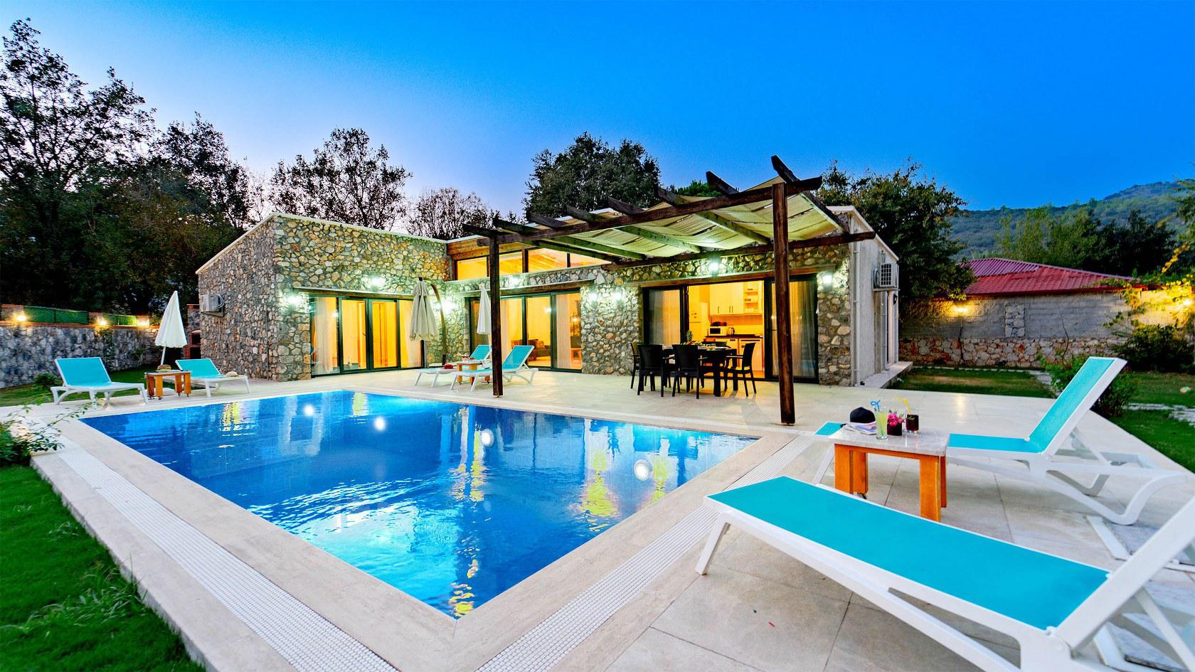 Villa Eterna | Fethiye Kayaköy Korunaklı Havuzlu Villa