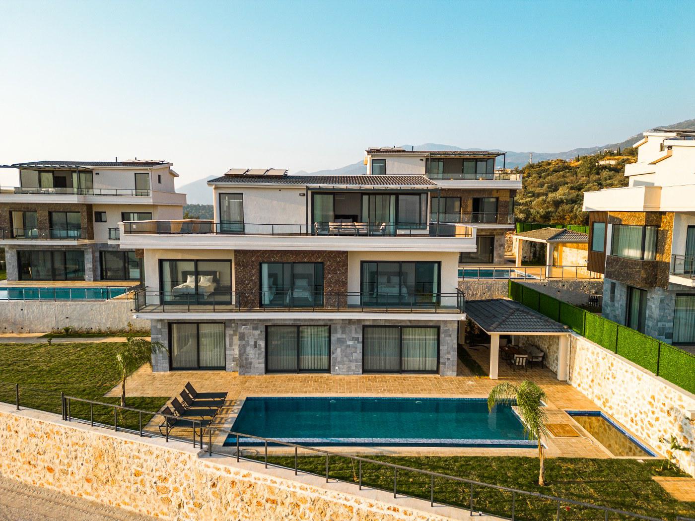 Villa Kalkan Mercan - Saunalı ve Denize Yakın Kiralık Villa
