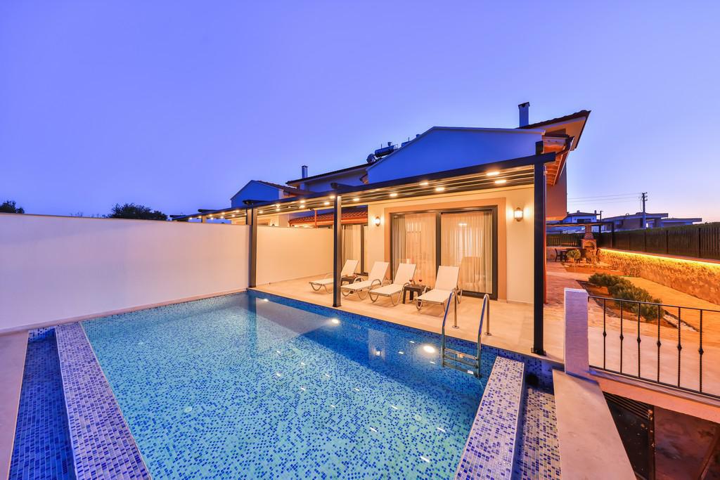 Villa Safran Kaş - Jakuzili, Doğa Manzaralı Villa Kiralama |