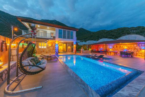Villa Mercan Kaş - 4 Kişilik & Denize Yakın Kiralık Villa